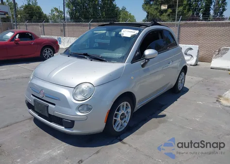 2012 Fiat 500 Pop из США, поврежденный, VIN 3C3CFFDR7CT352673